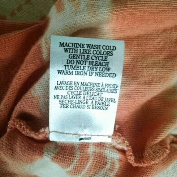 Others Follow Laced Side Tie Dye Tank Top in Coral in Medium - Picture 6 of 7